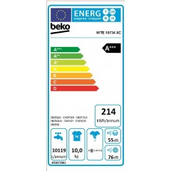Beko Πλυντήριο Ρούχων WTE 10734 XC (10Kg 1400Rpm Α+++) Beko Πλυντήριο Ρούχων WTE 10734 XC (10Kg 1400Rpm Α+++)